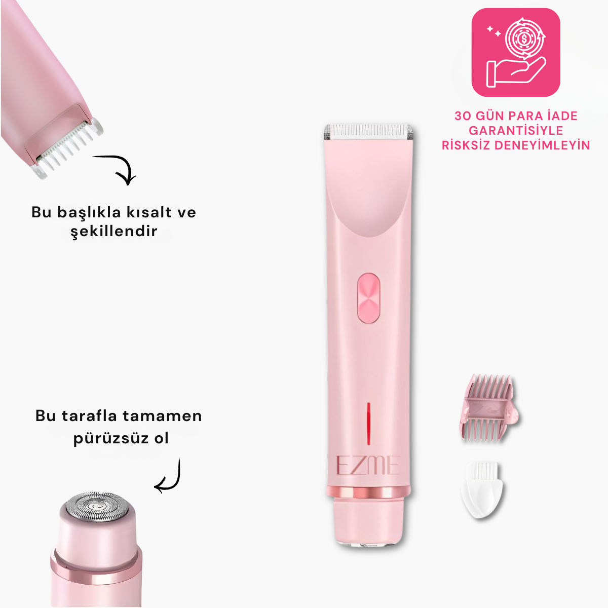 The Trimmie 2.0 By Ezme ( 2 si 1 arada Tıraş Makinesi )